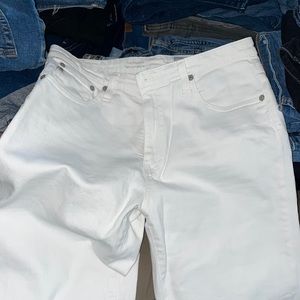 AG jeans white